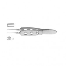 Bonn Corneal Forcep Very Delicate 1 x 2 Teeth Stainless Steel, 8.5 cm - 3 1/4" Tip Size 0.12 mm